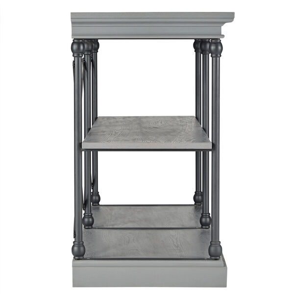 Lubeck Worn Grey TV Stand Console, image 3