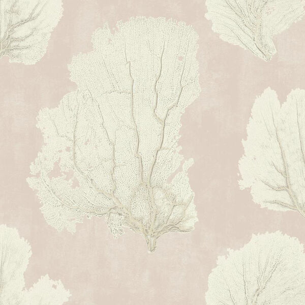 Aviva Stanoff Pink  Coral Couture Wallpaper - SAMPLE SWATCH ONLY, image 1