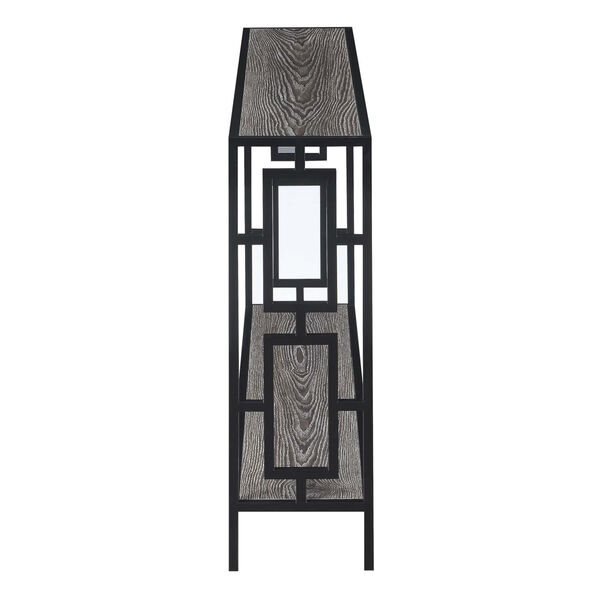 Town Square Weathered Gray and Black Console Table, image 4