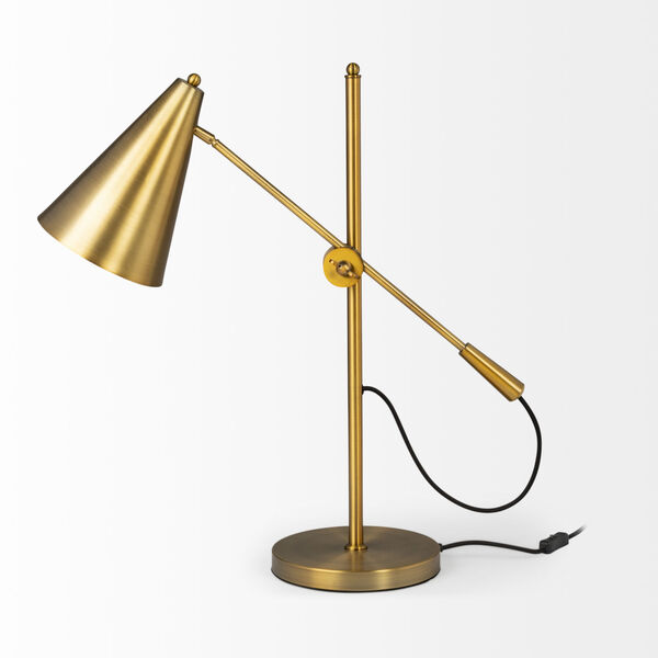 Fragon I Gold One-Light Adjustable Table Lamp, image 2