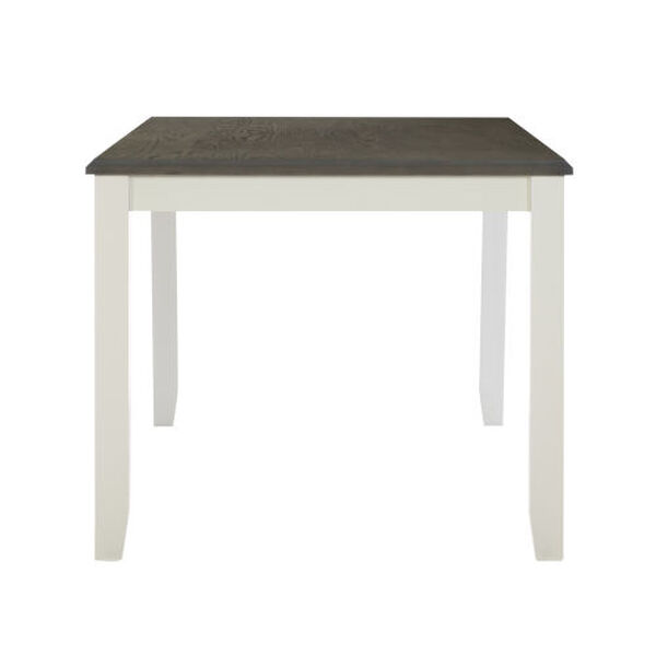 Chloe White and Dark Grey Dining Table, image 3