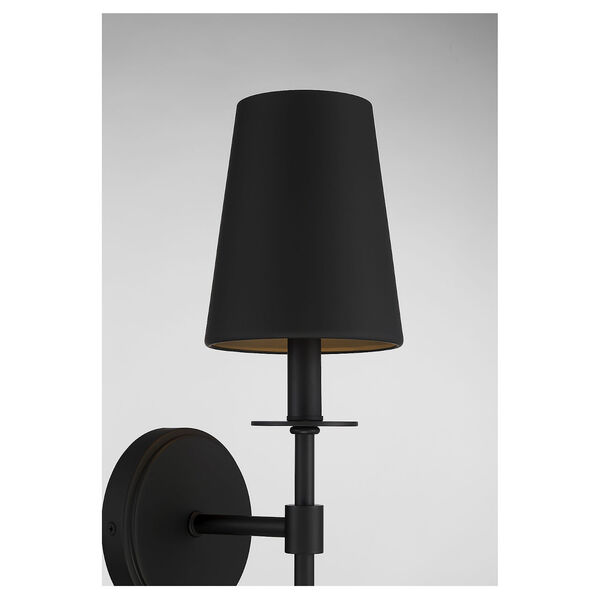 Lowry Matte Black 20-Inch One-Light Wall Sconce, image 6