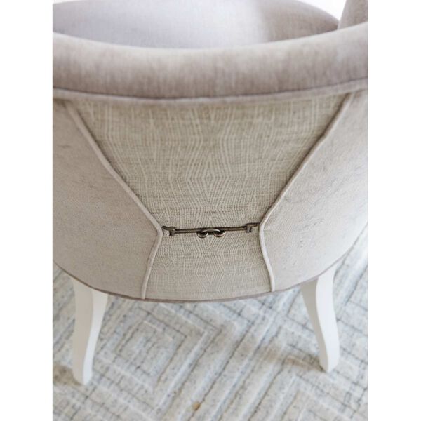 Avondale White Geneva Upholstered Arm Chair, image 3