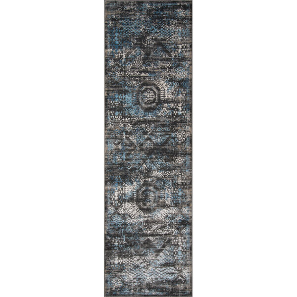 Juliet Distressed Charcoal Rectangular: 5 Ft. x 7 Ft. 6 In. Rug, image 6