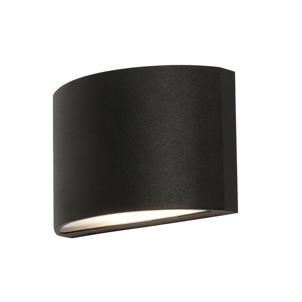 Colton Black Four-Inch LED Outdoor Wall Sconce, image 1