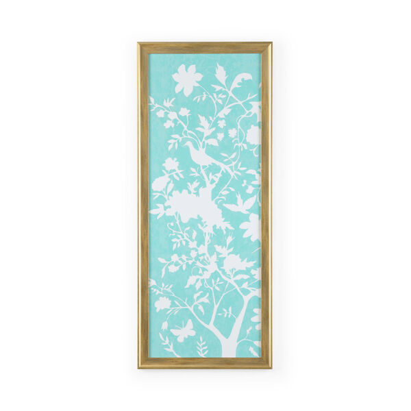 Gold Graphic Chinoiserie I Wall Art, image 1