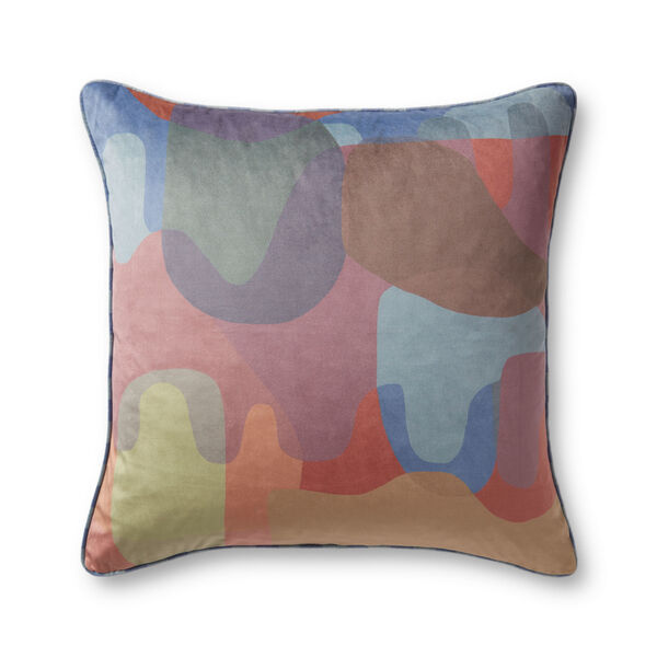 Multicolor 22 In. x 22 In. Throw Pillow, image 1