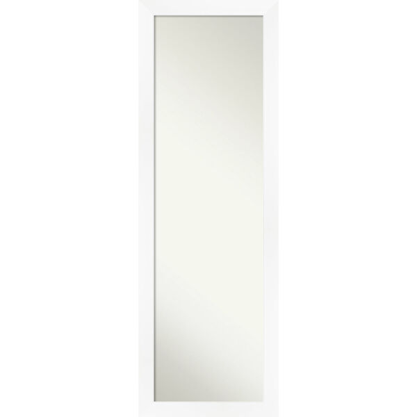 White Frame 17W X 51H-Inch Full Length Mirror, image 1