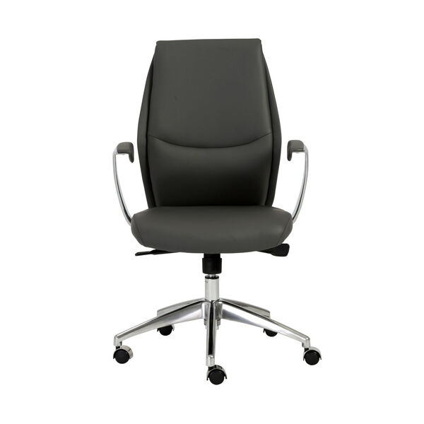 Crosby Gray 26-Inch Low Back Office Chair, image 1