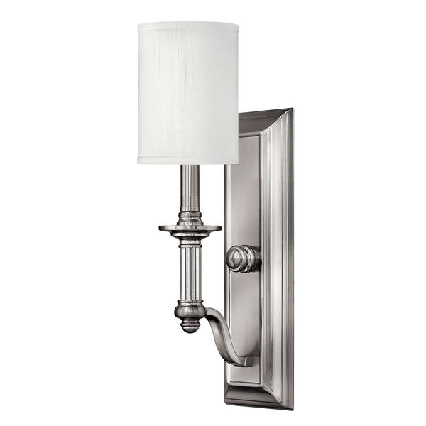 Sussex Brushed Nickel One-Light Wall Sconce, image 1