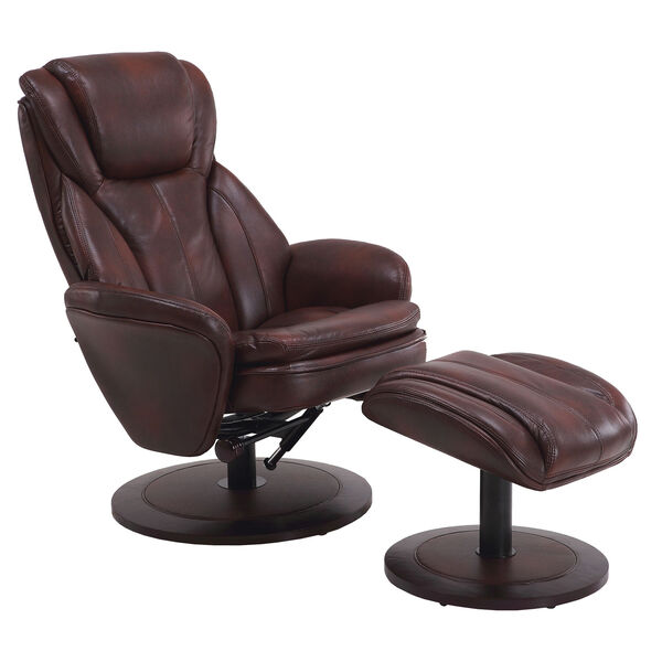 Relax-R Alpine Brown Breathable Air Leather Recliner, image 2