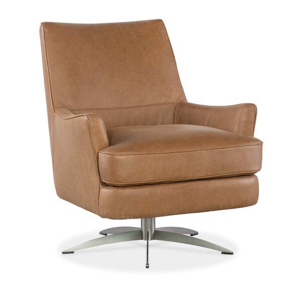 Brown Sheridan Swivel Chair, image 1