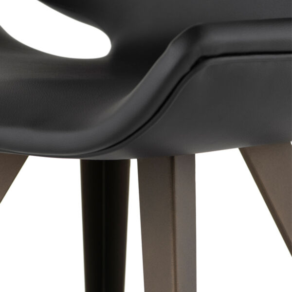 Astra Matte Black Dining Chair, image 4