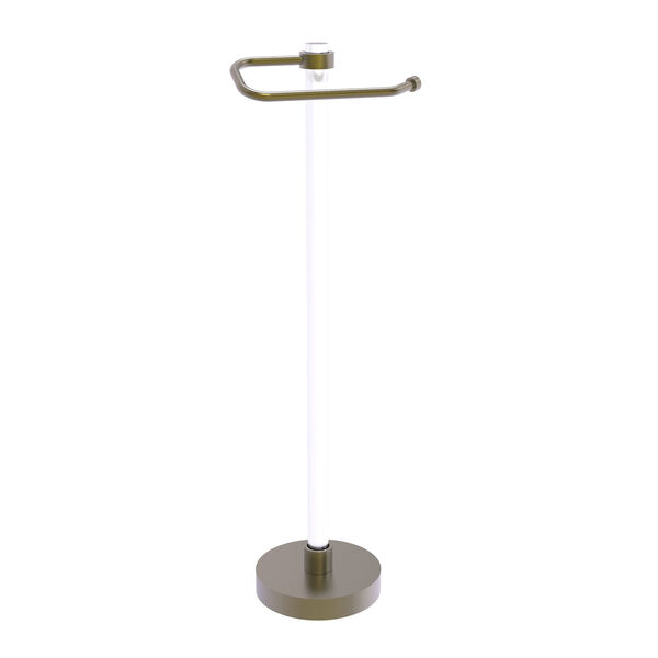 Clearview Antique Brass Free Standing Toilet Paper Holder, image 1