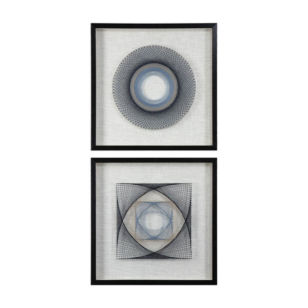 String Duet Geometric Art, Set of Two, image 1