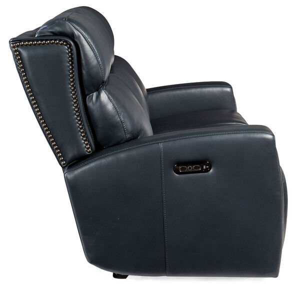 Ruthe Dark Gray Zerog Power Sofa with Power Headrest and Hidden Console, image 6
