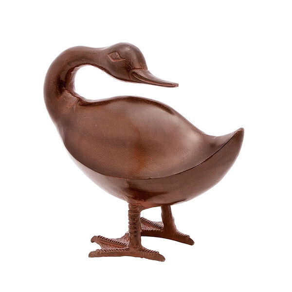 Bronze Bye Duck Statue, image 1