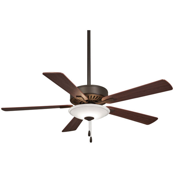 Contractor Oil Rubbed Bronze 52-Inch One-Light LED Fan, image 1