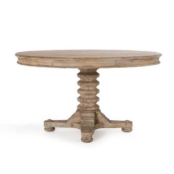 Bentley Brown 55-Inch Round Dining Table, image 1