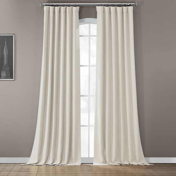 Bellino Cottage White 50 x 108-Inch Blackout Curtain, image 1