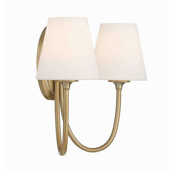 Juno Vibrant Gold Two-Light Wall Sconce, image 5