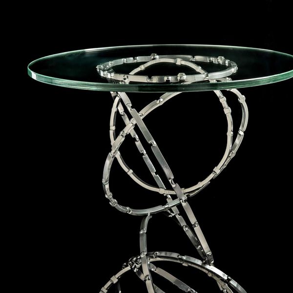 Olympus Sterling Glass Top Accent Table, image 5