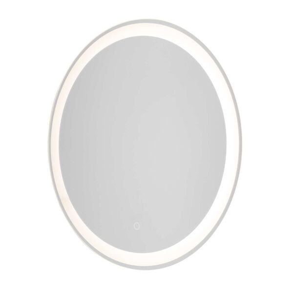 Reflections White 24-Inch LED Wall Mirror, image 1