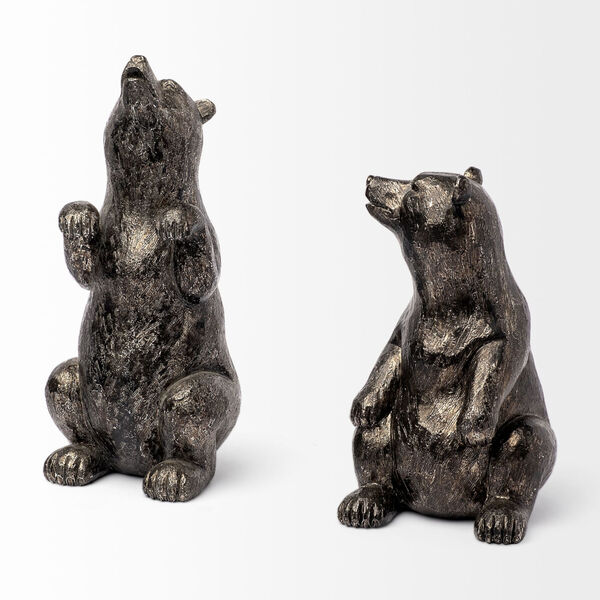 Sleuth Chrome Grizzy Bear Bookend, image 4