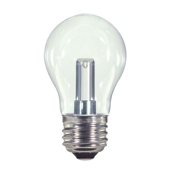 SATCO Clear LED A15 Medium 1.4 Watt Type A Bulb with 2700K 36 Lumens 80 CRI and 360 Degrees Beam, image 1