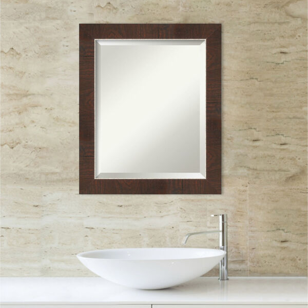Wildwood Brown 20W X 24H-Inch Bathroom Vanity Wall Mirror, image 5