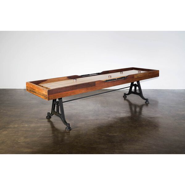 Matte Burnt Umber Shuffleboard Table, image 2