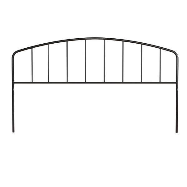 Tolland Black 76-Inch Metal King Headboard with Arched Spindle Design, image 2