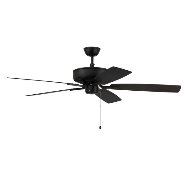 Pro Plus Flat Black 52-Inch Ceiling Fan, image 1