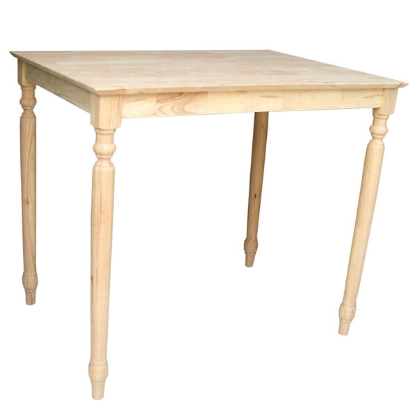 Unfinished 36 x 42-Inch Counter Height Table, image 1