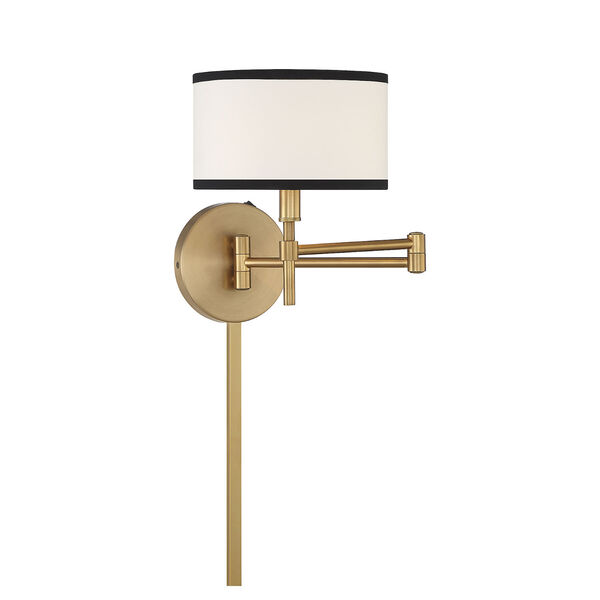 Lowry Natural Brass 11-Inch One-Light Wall Sconce, image 3
