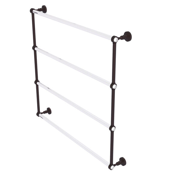 Pacific Grove Antique Bronze 4 Tier 36-Inch Ladder Towel Bar, image 1