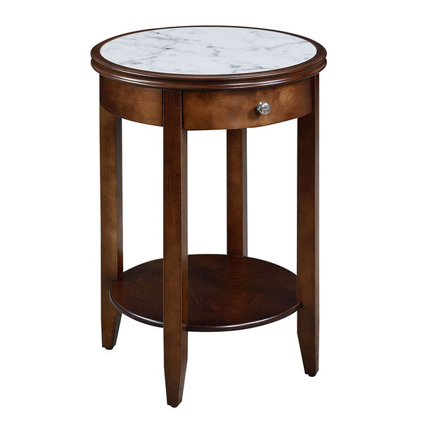 American Heritage Espresso Baldwin End Table with Drawer, image 4