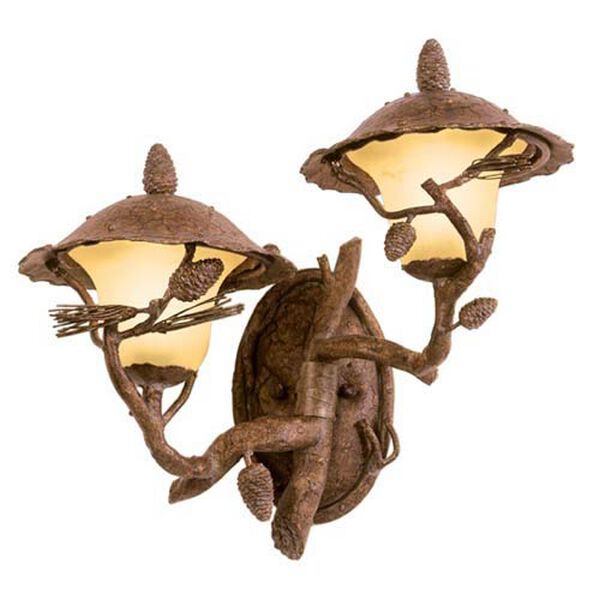 Ponderosa Right Outdoor Two-Light Wall Mount, image 1