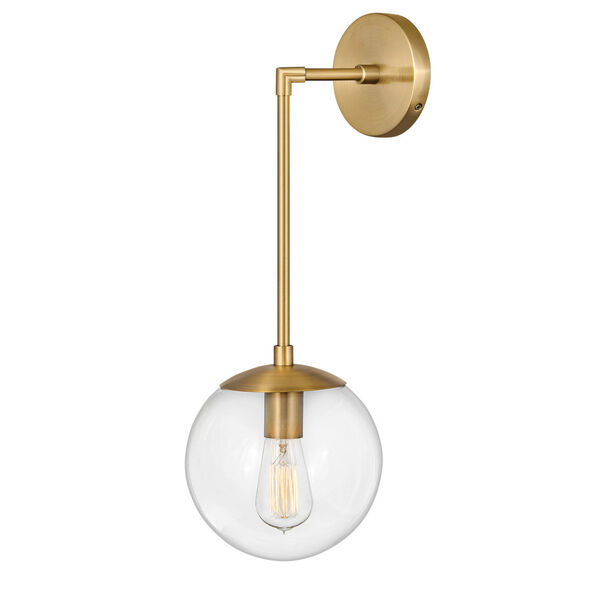 Warby Heritage Brass One-Light Wall Sconce, image 2
