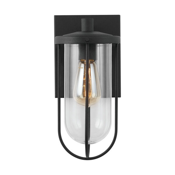 Corbin Black Six-Inch One-Light Outdoor Wall Lantern, image 5