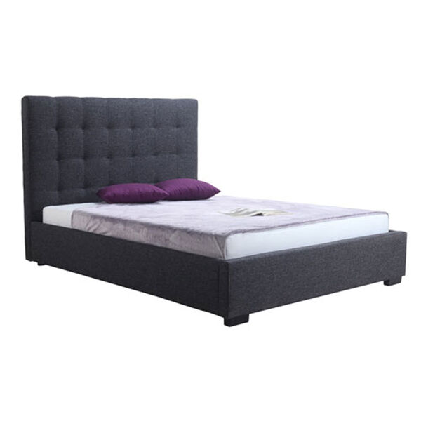 Nicollet King Storage Bed Charcoal Fabric, image 2