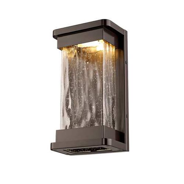 Ederle Powder Coat Bronze 12-Inch LED Outdoor Wall Sconce, image 3
