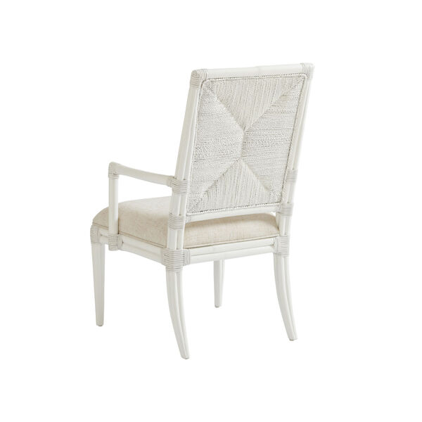Ocean Breeze White 39-Inch Regatta Arm Chair, image 3