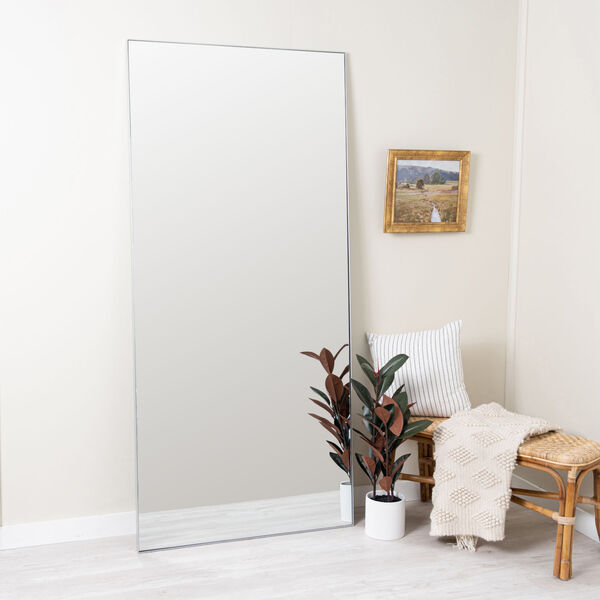 Dainton Silver 78 x 36-Inch Floor Mirror, image 1