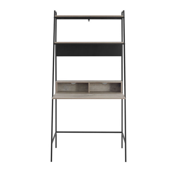 Grey Ladder Computer Desk, image 3