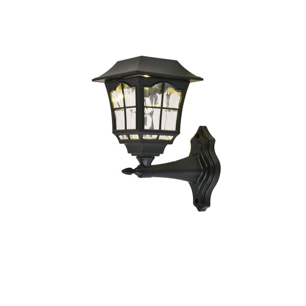 Oberon Black 4-Inch LED Outdoor Wall Sconce, Pack of Four, image 1