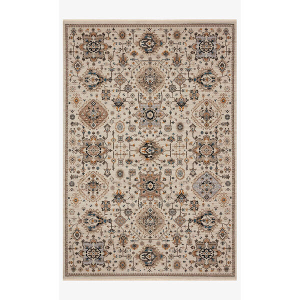 Leigh Ivory and Taupe Runner: 2 Ft. 7 In. x 7 Ft. 8 In., image 1