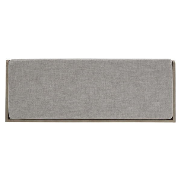 Potter Gray Storage Bench with Linen Seat Cushion, image 6