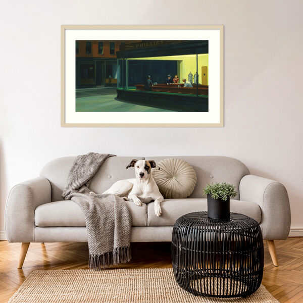 Edward Hopper Brown 41 x 26 Inch Wall Art, image 4