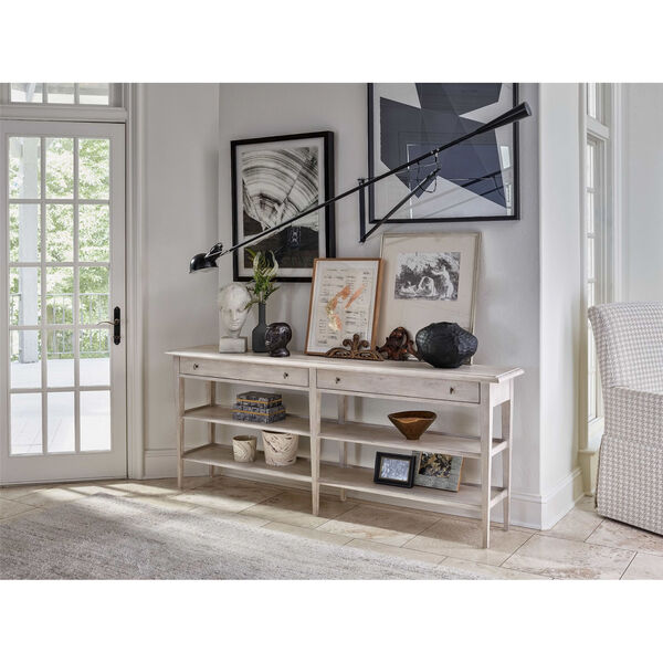Narrow Dover White Console Table, image 3